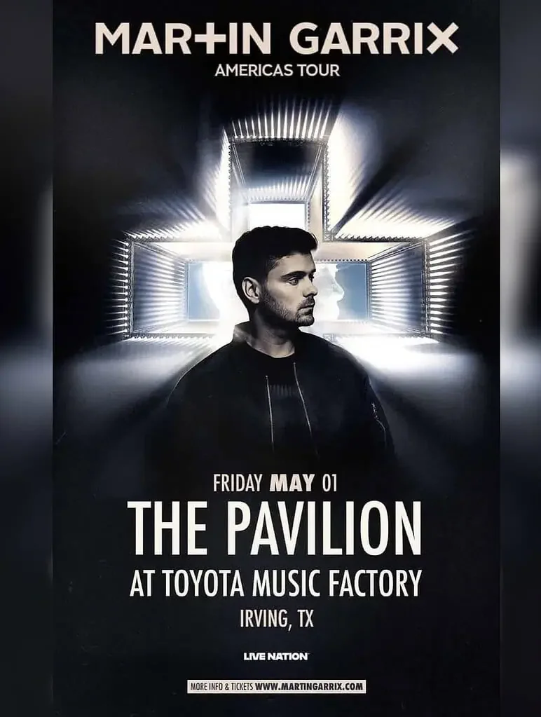 Martin Garrix 2026 live concert poster